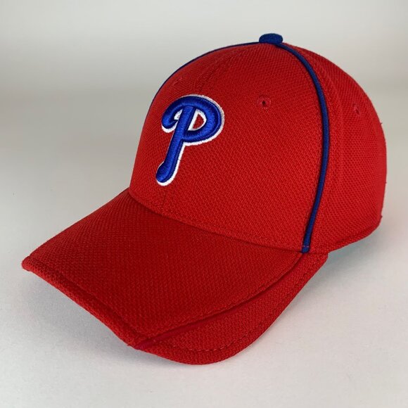 Philadelphia Phillies Vintage New Era Batting Practice Stretch Fitted Hat S/M - Picture 1 of 5